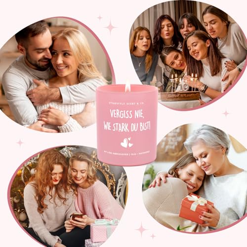 Geschenke für Frauen Kerzen, Geburtstagsgeschenk für Frauen, Beste Freundin Geschenke, Muttertag Geschenk für Frauen Freundin, 10oz Lavendel Duftkerze