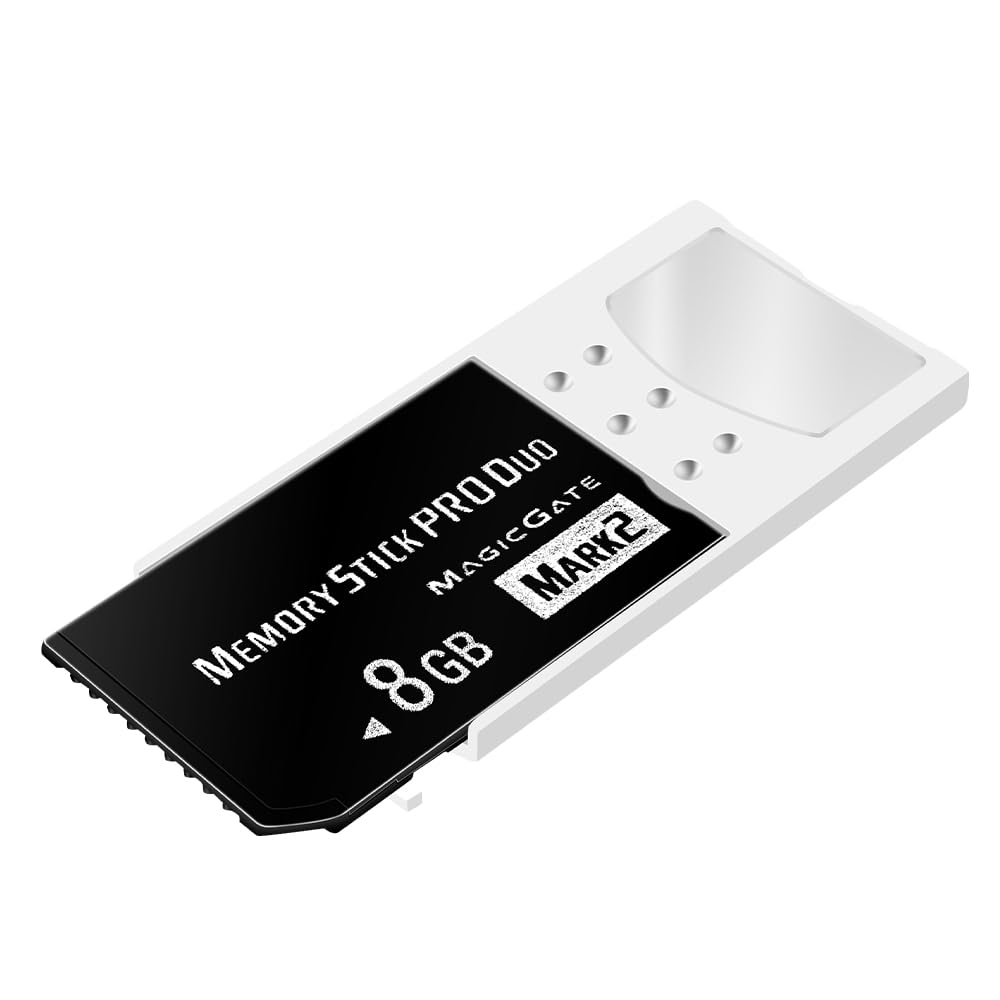 Memory Stick Pro Duo Mark2 8 Go | MSAC-M2, PSP1000 2000 3000 Compatible Appareil Photo Numérique, Original