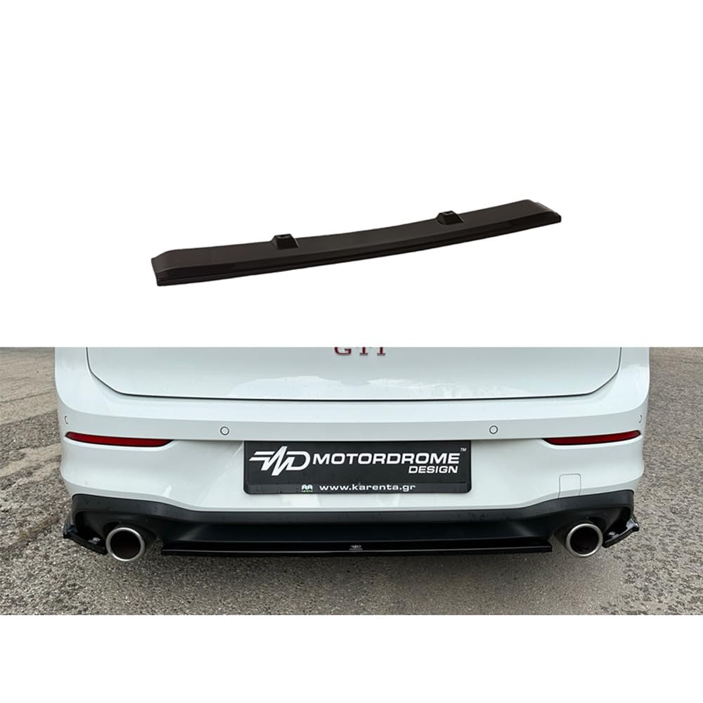 Motordrome Rear Bumper Skirt compatible with Volkswagen Golf VIII (CD1) GTI 2020- (ABS)