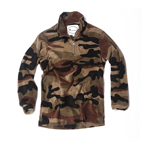 fratelliditalia.org Maglia Maglione Felpa Bimbo Bambino Pile Invernale Calda Militare Mimetica Baby