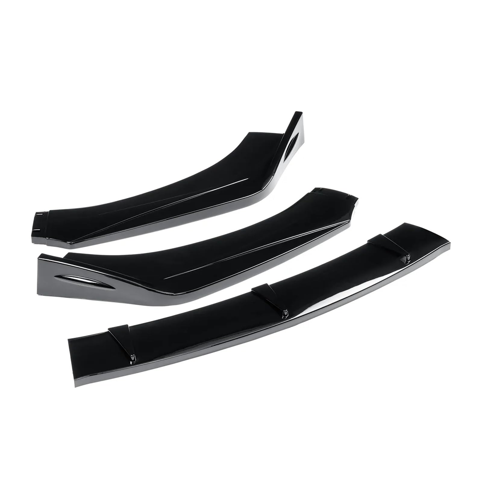 Zderzak przedni samochodu kompatybilny z Audi A6 C6 C5 Q7 A4 B5 Q5 A5 A7 A3 8P,3x Lip Body Kits Spoiler Lip Dyfuzor Deflektor Lip Protector Cover