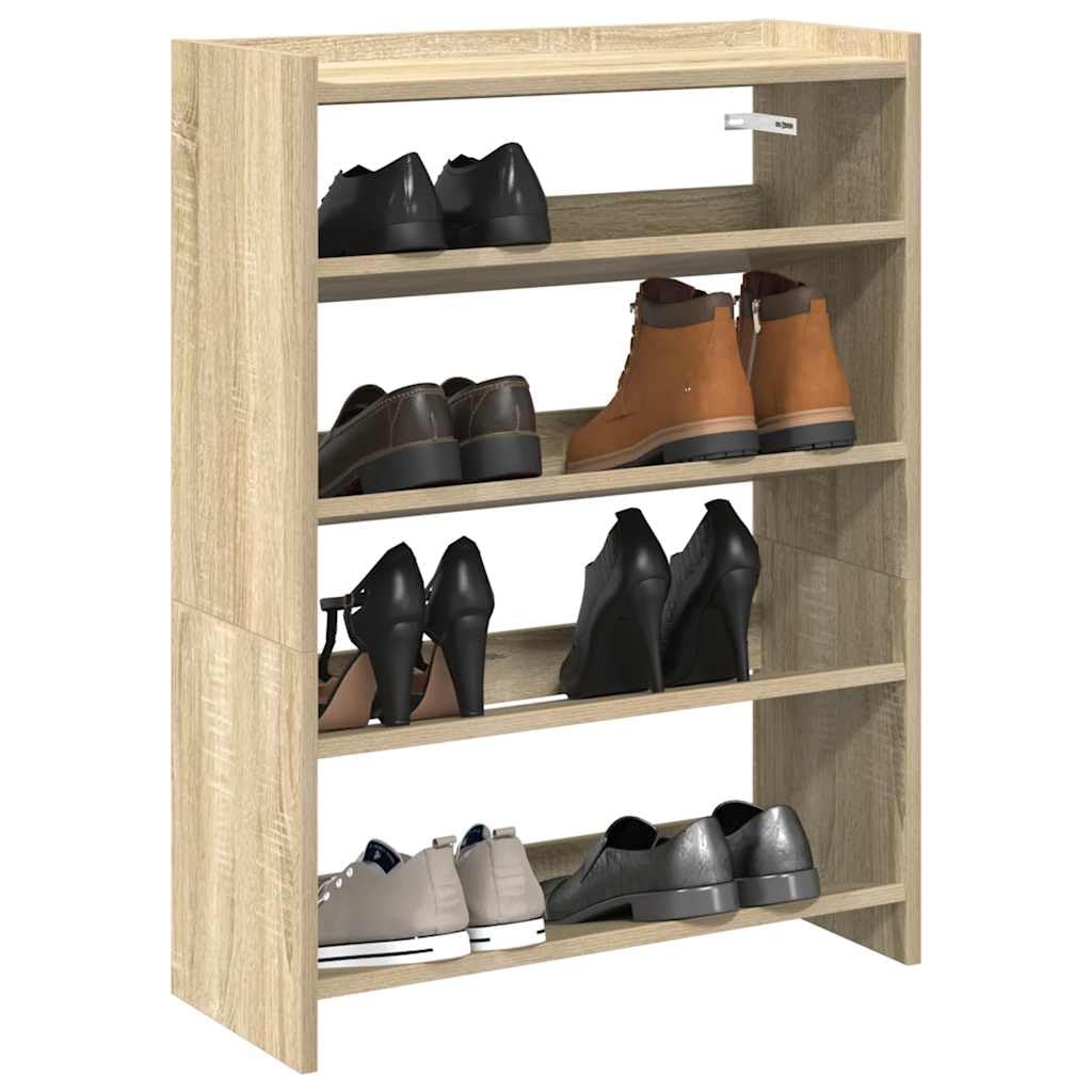 Meuble à chaussures chêne Sonoma gain de place INLIFE pour entrée ordonnée