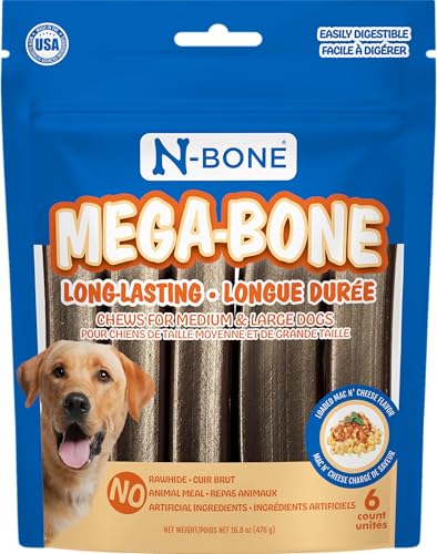 N-Bone Mega-Bone Large Dog Treats, SQF...