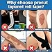 Pre-Cut Knee Kinesiology Tape, Knee Joint Support and Stability, Pain Relief Tape for Knees, Waterproof and Elastic, 12 PCS