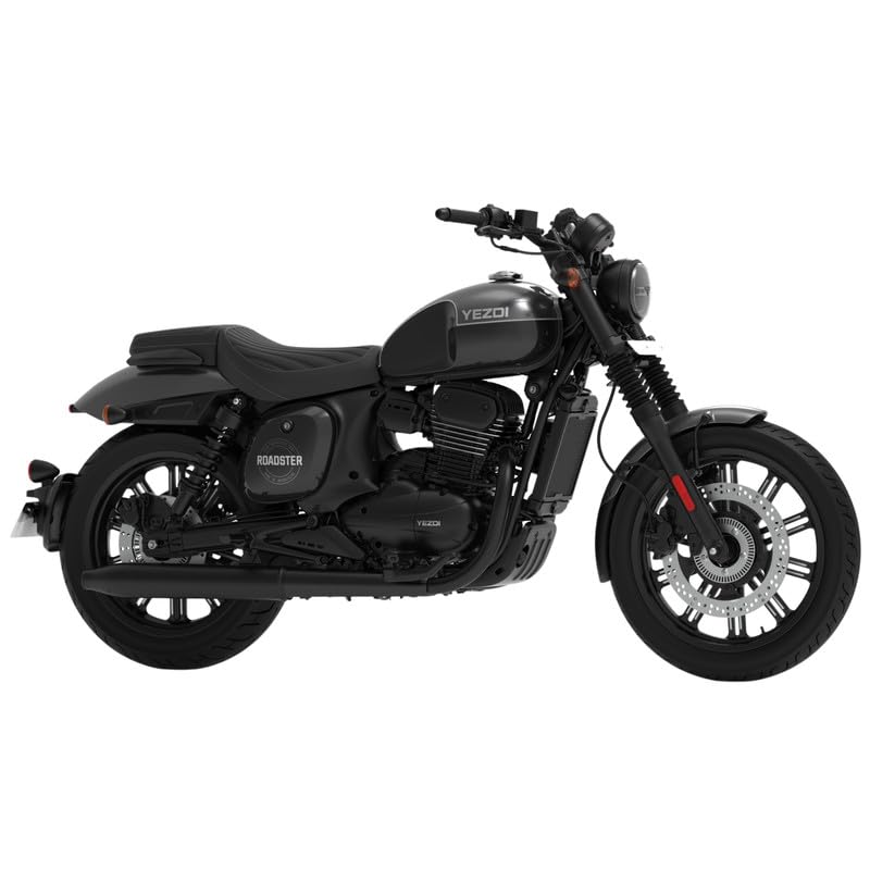 Image of YEZDI Roadster Disc Bike Smoke Grey Alloy Wheels Booking for Ex-Showroom Price