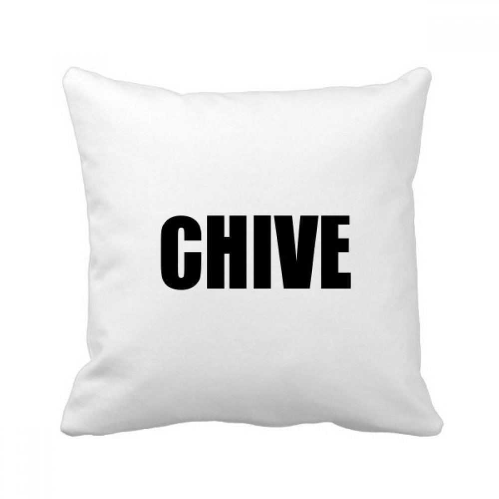 Ciboulette coussin d'ornement coloré 40x40 cm, une idée cadeau originale pour la maison