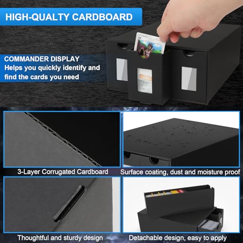 MTG Deck Box et grande boîte à cartes TCG pour format Commander - 6