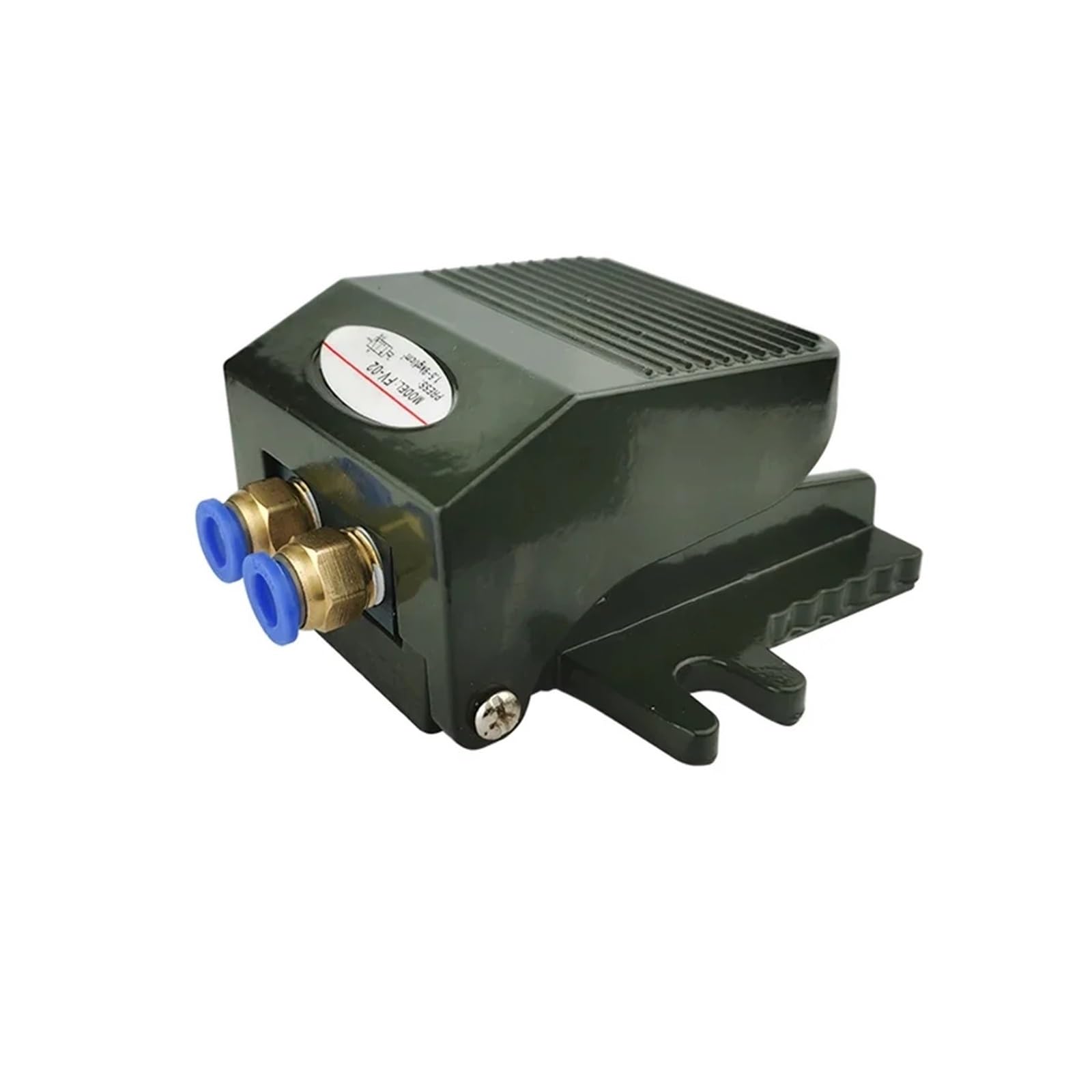 RCGKNNMUZ FV-02 Aluminum Alloy 1/4" BSP Threaded Air Pneumatic Pedal Valve Foot Switch 2 Way 2 Position(12mm Fittings)