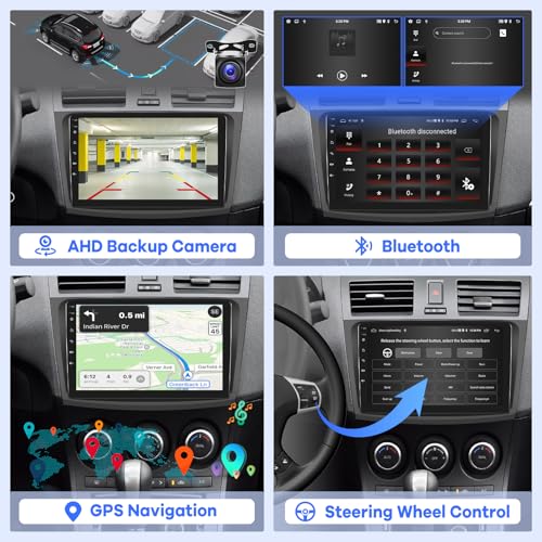 Radio para Mazda 3 2009-2013 con pantalla táctil 9 pulgadas miniatura 6