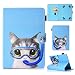 Produktbild Hious Hülle für 9-10.5" Tablet PU Leder Tasche mit Kartenfach & Stift für iPad Air 1 2, iPad Pro 9.7/10.5, Samsung Galaxy Tab A6 10.1 T580/T585, Lenovo Tab3 10, Amazon Fire HD 10, Asus Zenpad Z300