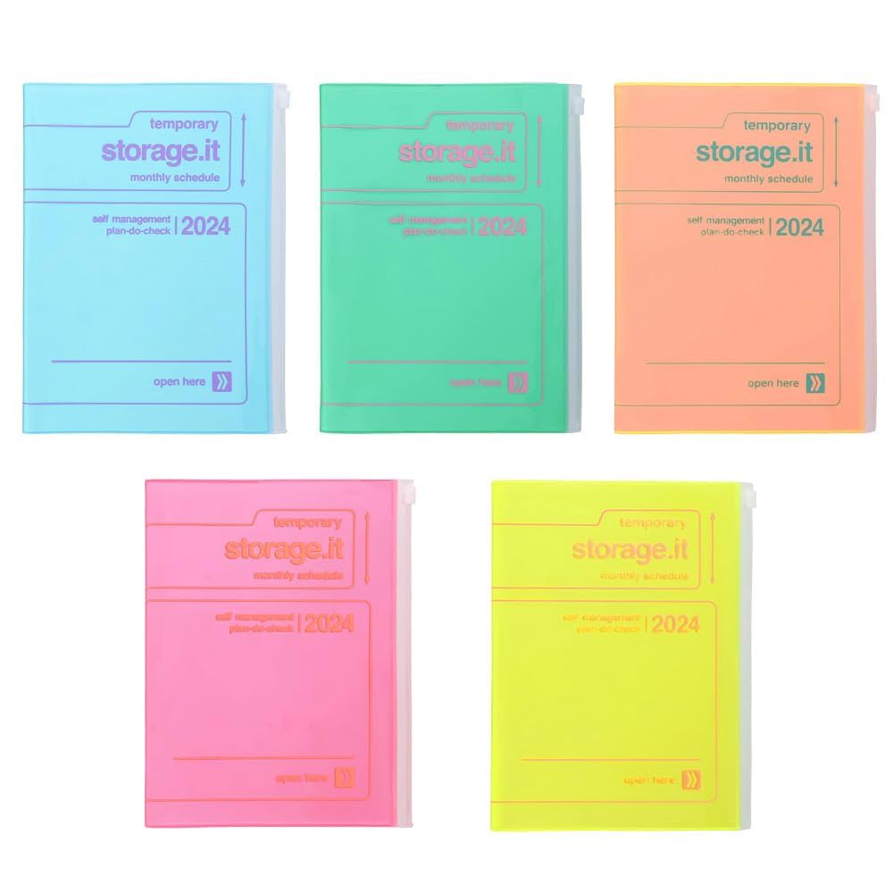 Amazon.co.jp: 手帳 2024 スケジュール帳 2023年12月始まり 月間