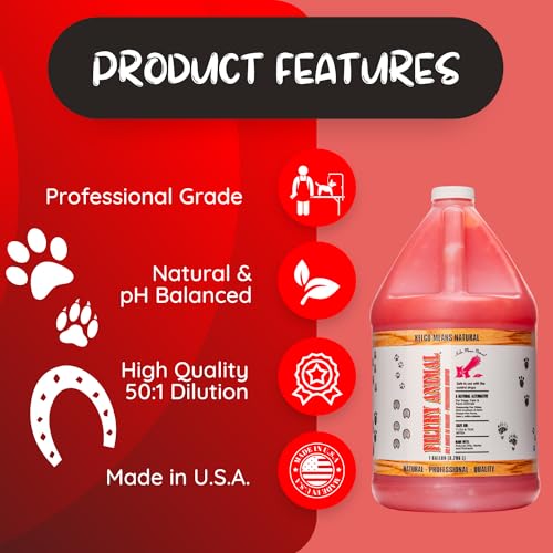 Kelco by Laube Deep Cleaning Pet Shampoo - Filthy Animal Odor Eliminating Powerful Cleansing Shampoo - Natural, Hypoallergenic Formula for Grooming Dogs, Cats, and Pets (50:1 Concentrated, 1 Gallon) - Image 5