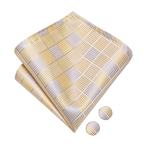Image of Dubulle Mens Paisley Striped Bowtie Set Pre-tied Bowtie for Men and Pocket Square Set Wedding Business