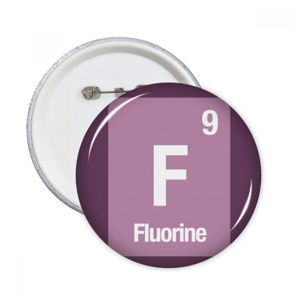 F Fluor chimique élément rond multicolore pour décoration de vêtements