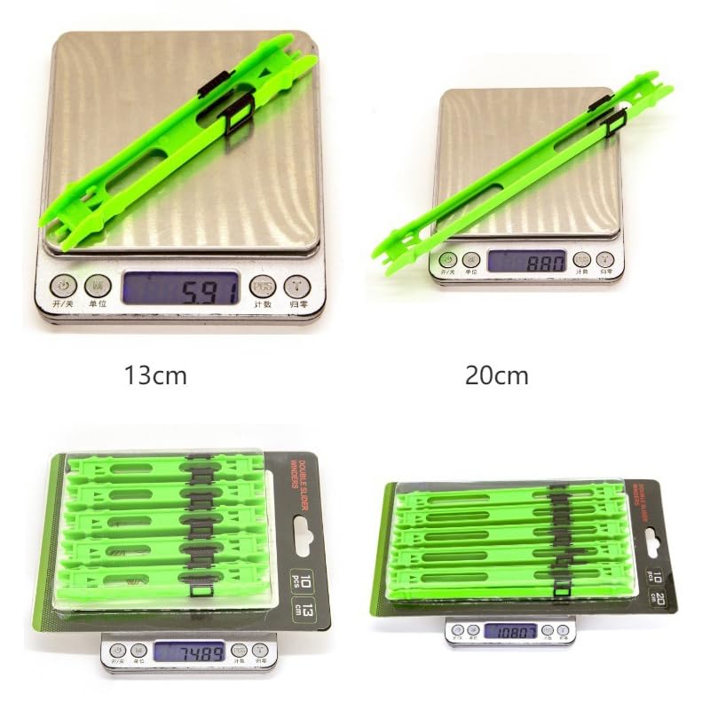 Set 20 piezas organizador de línea de pesca plástico miniatura 3