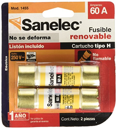 fusibles de 60 amperes marca Sanelec