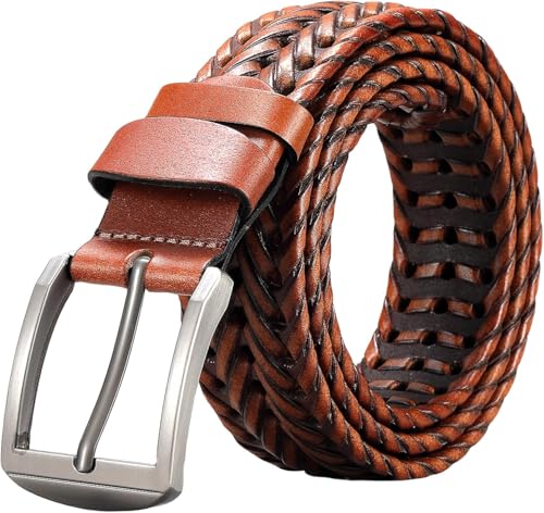 Braided Belt for Men, 1.58