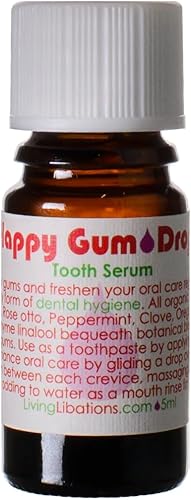 Living Libations - Suero orgánico de Happy Gum Drops para sonrisas limpias  Natural, Wildcrafted, Vegan Clean Beauty (0.17 fl oz  0.2 fl oz)