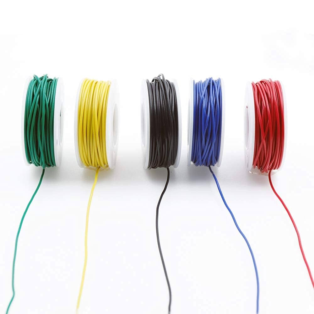 Amazon.co.jp: Treedix 24ゲージ 着色配線キット 電気ワイヤー