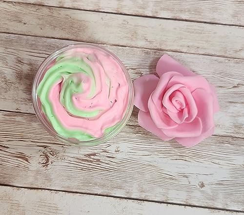 Generic Watermelon Sugar Whipped Emulsified Body Butter. Handmade Shea & Mango Butter Luxury Body Frosting. All Natural Body Butter thumb #4