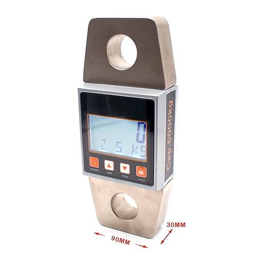 Miniatura 2 de Escala de grúa 5T Escala de pesaje de alta precisión Escala colgante digital Escala colgante electrónica Escala de pesaje 11,023.1 lbs sin gancho