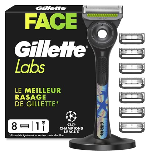 Rasoir homme Gillette Labs UEFA édition spéciale avec 8 recharges de lames