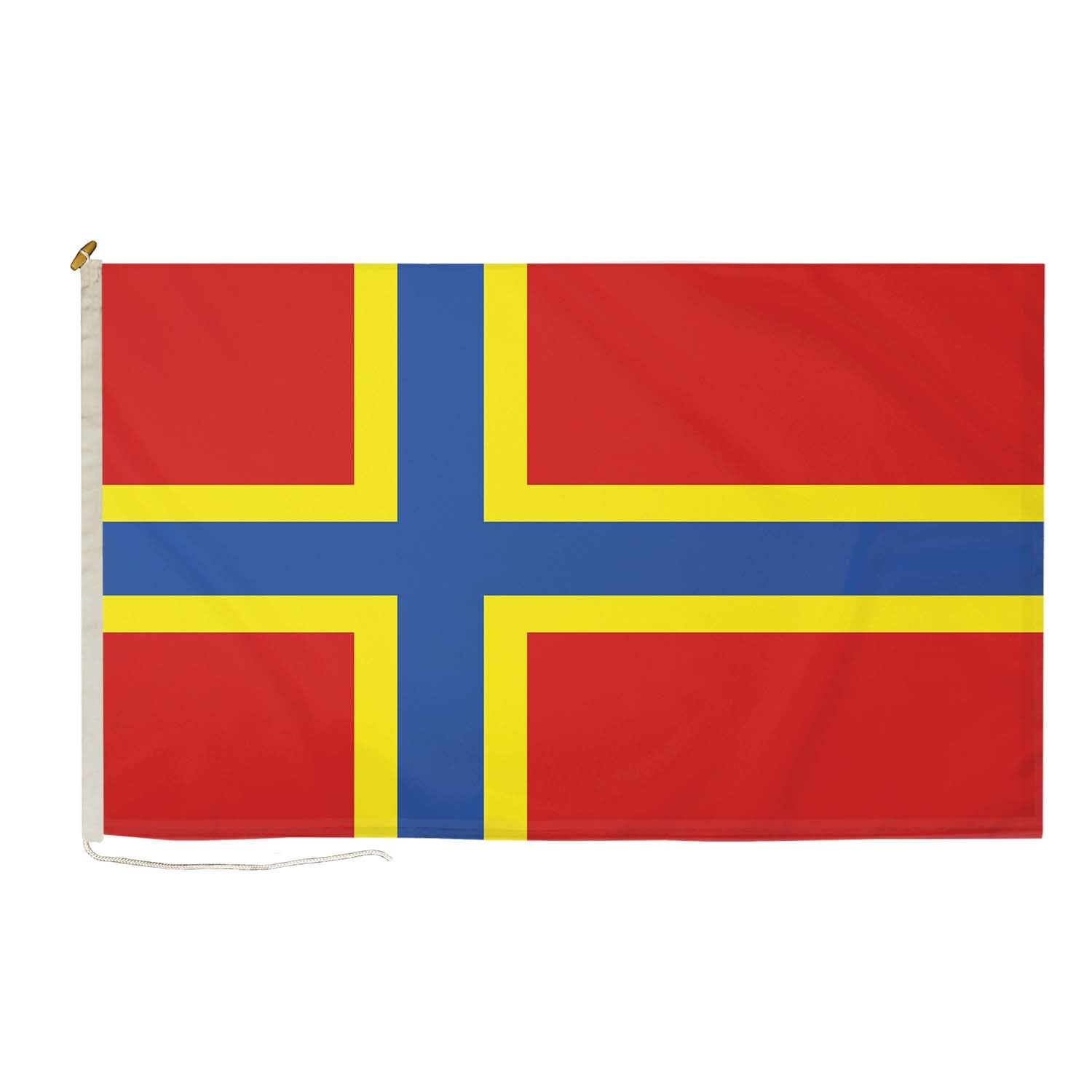 DuraFlag Orkney New 3ft x 2ft with Rope and Toggled - Premium Quality 3x2ft (90x60cm) Flags, 3ft x 2ft (90cm x 60cm)