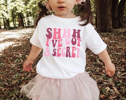 Image of LOTUCY Big Sister Shirt for Toddler Girls Cool Big Sis Club Tshirt Promoted to Big Sister Announcement Outfits