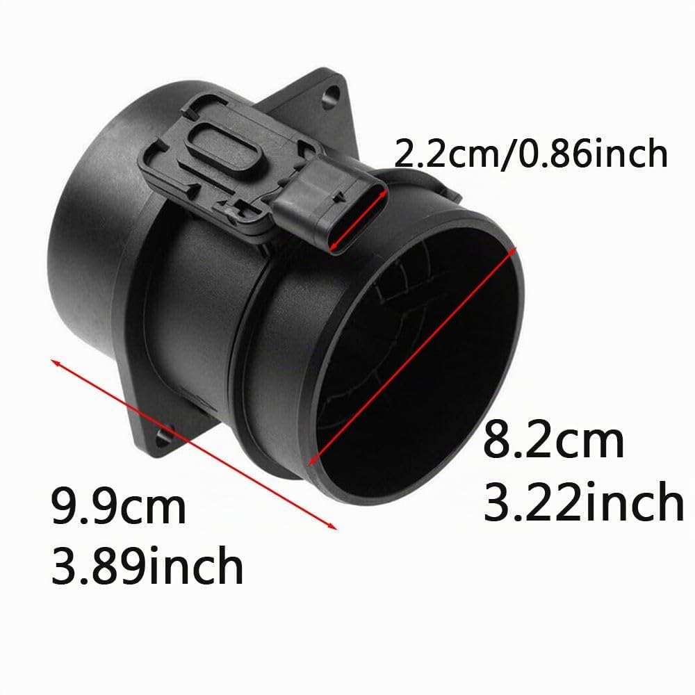 Caudalímetro MAF 5WK98101 Compatible con Mercedes W176 | A6450900048 Compatible con Mercedes-Benz GLC X253 2015–2018 1 pieza