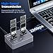 M.2 NVME/SATA Duplicator, Coolpie CR121 Dual-Bay Offline Clone M.2 NVME/SATA Docking Station, USB3.2 Gen2*2 20Gbps M.2 Cloner for SSD Size 2230/2242/2260/2280/22110