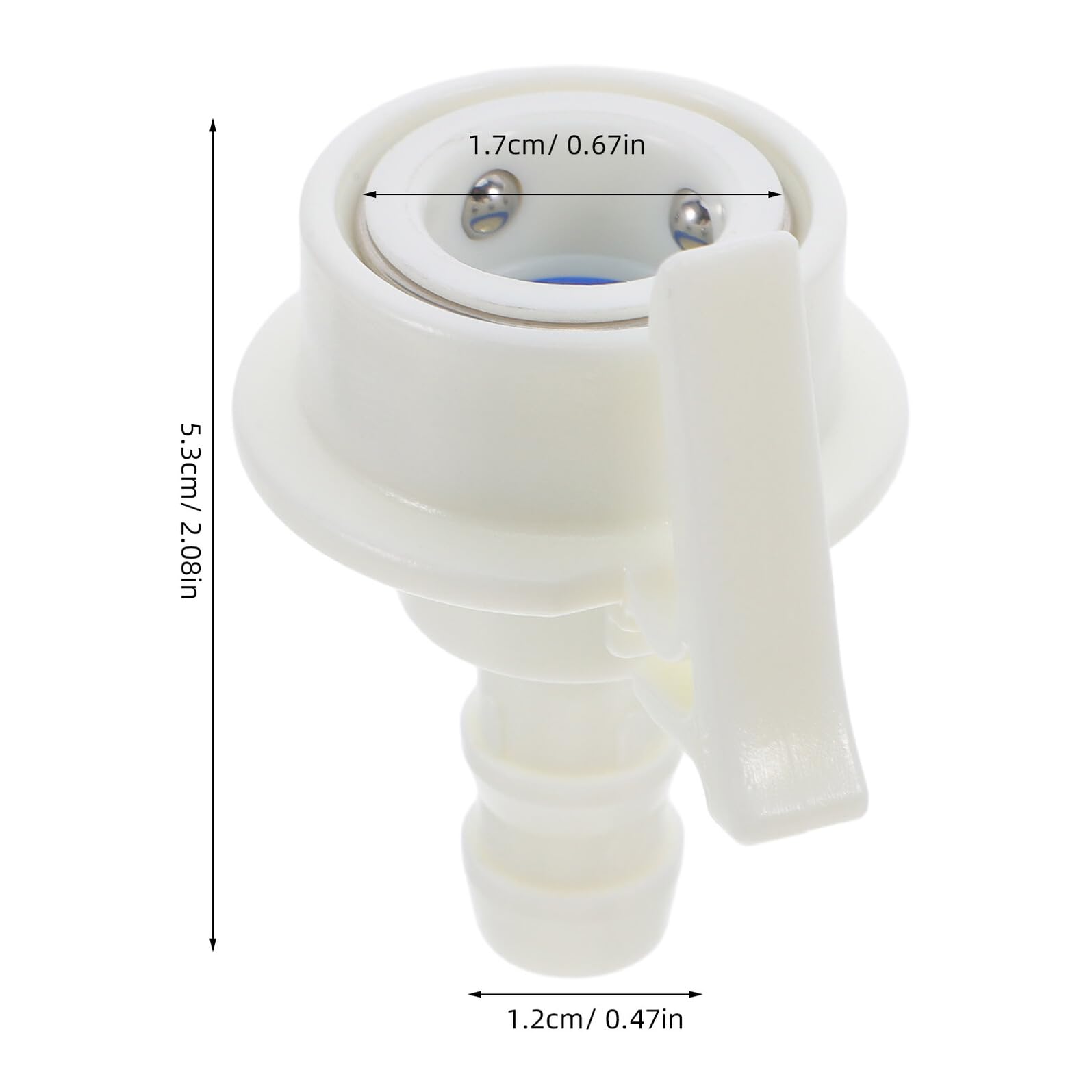 KOMBIUDA Adaptateur Raccord Tuyau Machine à Laver Diamètre Connecteur Robuste Étanche Extension Flexible pour Raccordement Eau Lave-linge