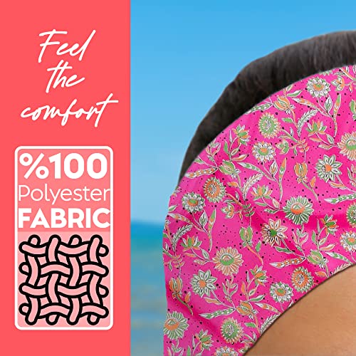 Womens Neck Scarf 21"x21" Small Square | Headband Scarf Ethnic Bandana Head Scarf Flowering Breathable Lightweight3