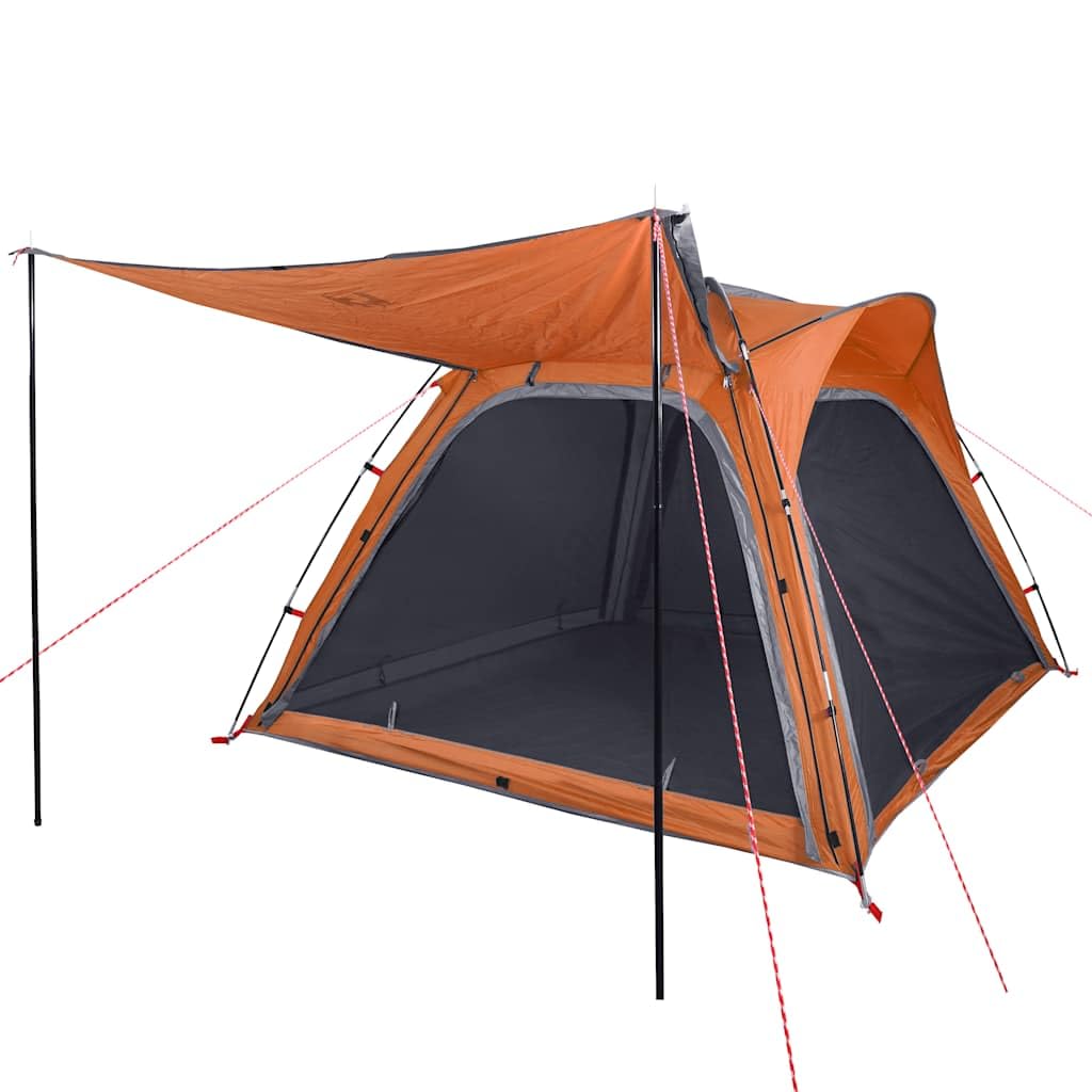 Namiot kempingowy dla osób, niebieski, poliester 185T, poliuretan, wodoszczelny, ze stelażem Quick Release, namiot kopułowy na kemping, wędrówki, trekking, festiwal, deszcz, 5