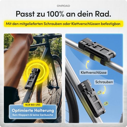 ONROAD Faltschloss Fahrrad Onlock Pro 85cm diebstahlsicher – Fahrradschloss hohe Sicherheit… – Ansicht 4