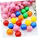 Milisten 50pcs Colorful Hollow Lottery Balls for Game Parties 40mm Diameter Raffle Balls for Boys and Girls and Adults Fun Activity Supplies for School Events
