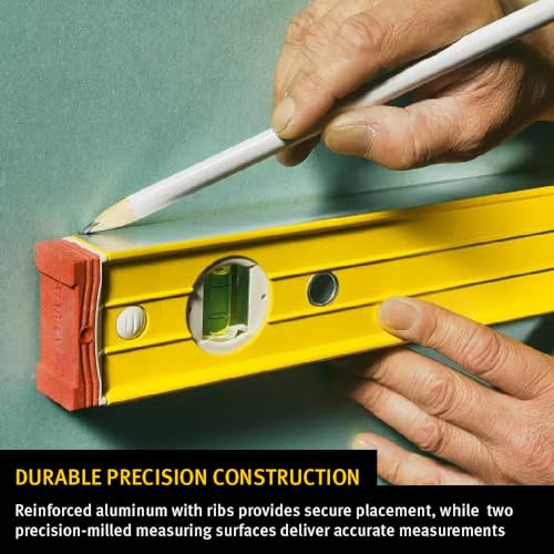 Image of STABILA PRO SET 80 AS Spirit Level Set, includes: 48, 24, and 12 Inch Levels Plus Carrying Case, Cat. Number 29840