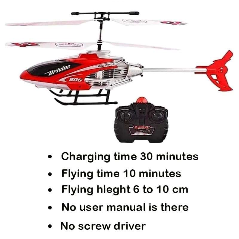 Image of Remote Control Velocity Flying Helicopter with Unbreakable Blades, Infrared Sensors & Light, 2D /2.5D Transmitter Chargeable Helicopter Toy