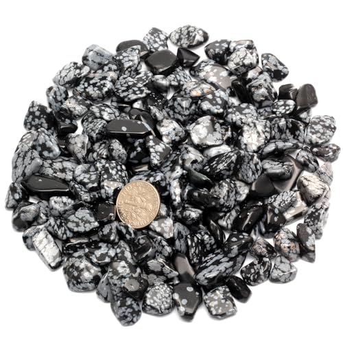 Image of ZenQ 1 lb Crystal Chips, Tumbled Stone Chips for Crafts | Polished, Undrilled Gemstones for Resin Art, Vase Filler, Plant Decor, Candle Making, and DIY Projects