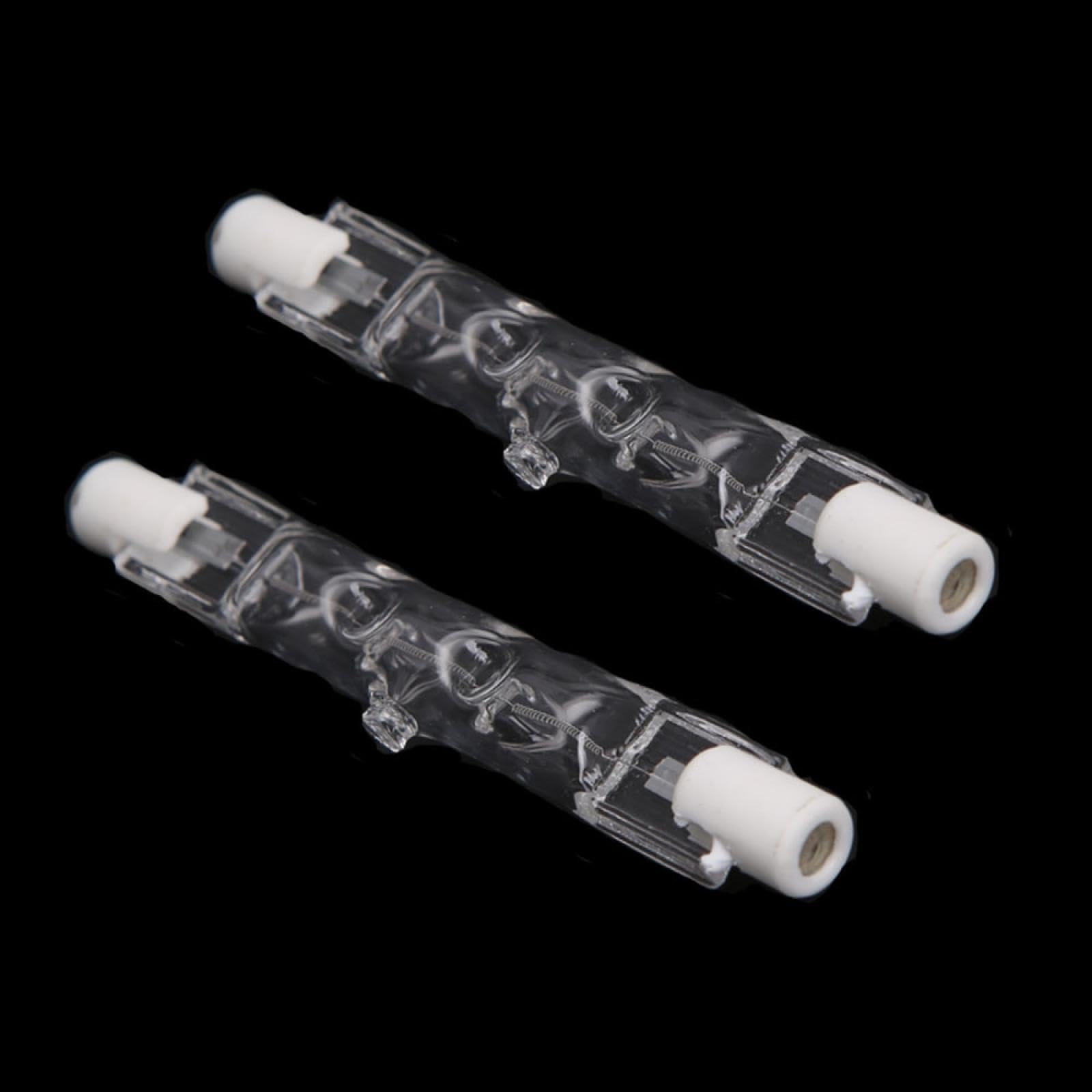 UGEFKMQ Bulbs R7S T3 J78 150W 220V-240V J Type Halogen Light Bulb R7S 75W 78MM Double Ended Light Bulb Warm White for Work, Security,Landscape Lights 5PC 75W