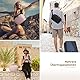 bagsmart Kameratasche Große Umhängetasche Schultertasche, für DSLR SLR-Kamera und Zubehör, Rosa