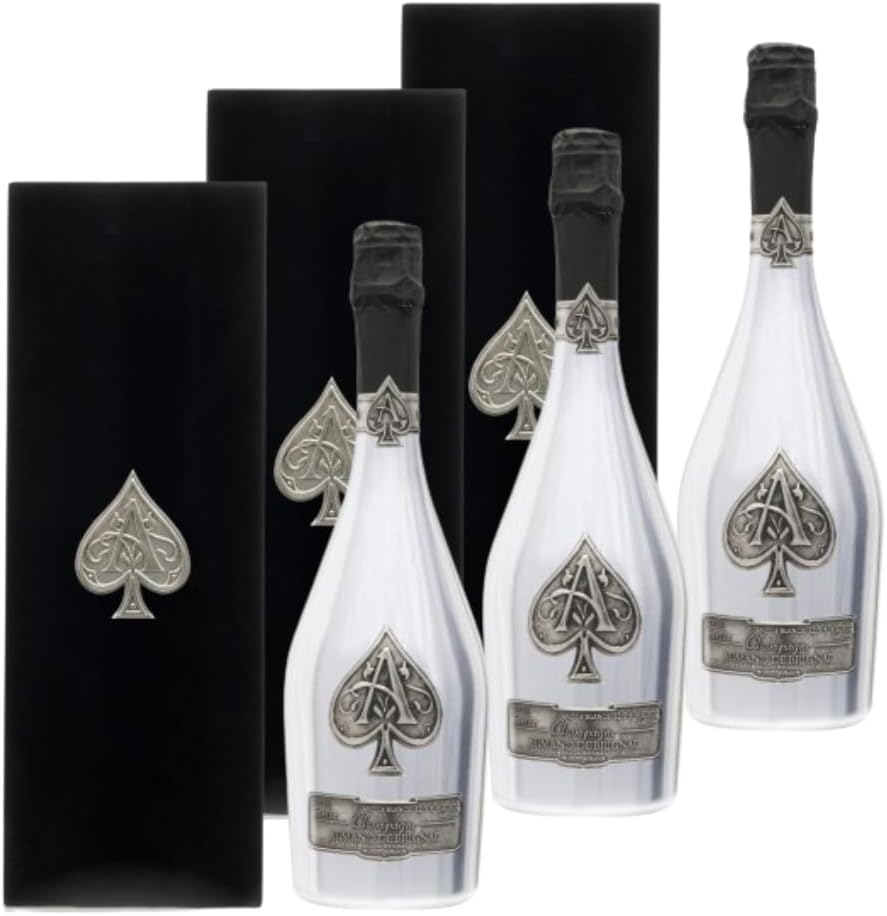 アルマンドブリニャック ブランドブラン（ギフトボックス付） アルマンド シルバー 750ml 3本セット ギフト 贈答用 ホワイトデ