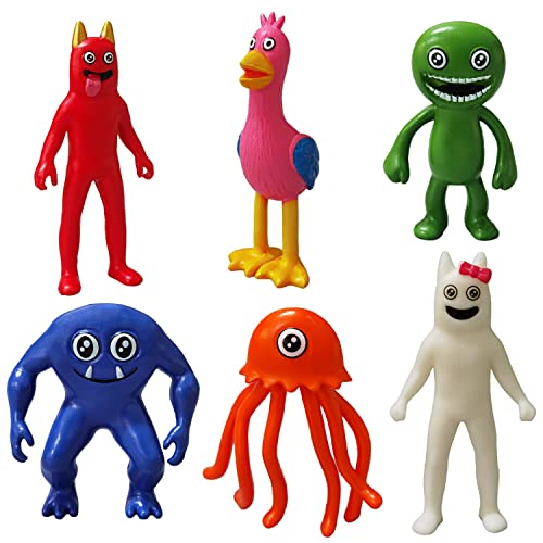 Zhanshi 6 Pack Garden Of Ban Ban Toys,2.76"-4" Garden Of Ban Ban Action Figure Toys,The Great Gifts For Kids' Party Deractions (6 Pcs-B) #TOP17
