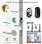 Veise Keyless Entry Door Lock, Electronic Keypad Deadbolt, Keyed Entry, Auto Lock, Anti-Peeking Password, Back Lit & Easy Installation Design, Matte Black