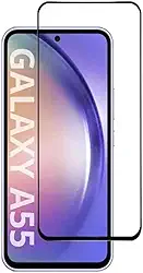 [GL CASES] Película Samsung Galaxy A55 Anti Risco Película A55 Vidro Temperado 3D 9H Proteção Com Cobertura Total Da Tela + Kit Limpeza Para Aplicação