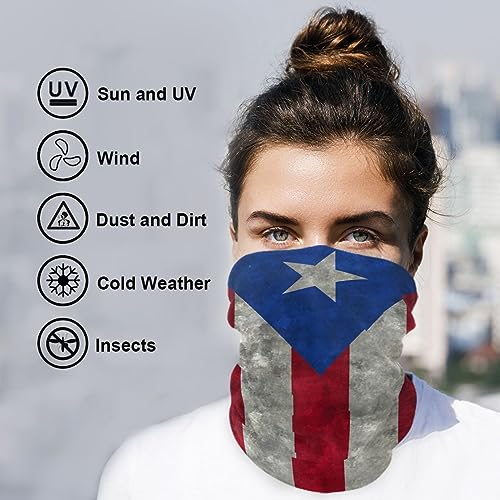 Image of Men Women Bandanas Neck Gaiter Headwrap Balaclava | Seamless Face Cover Scarf Neck Warmer Breathable Headwear for Hiking Cycling