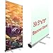 Yescom Portable Trade Show Retractable Roll Up Aluminum 40"x79" Banner Stand with Carrying Bag