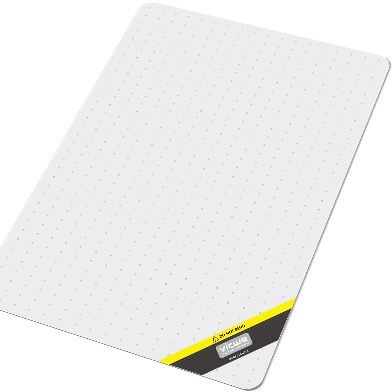 Vicwe Office Chair Mat for Carpet 32x 48 Computer Desk Chair Mat for Carpeted Floors Easy Rolling Hard