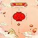 TOYMIS 10 Pieces15.7 x 7.9 inch / 40 x 20cm Red Chinese Lanterns, New Year Lantern with 