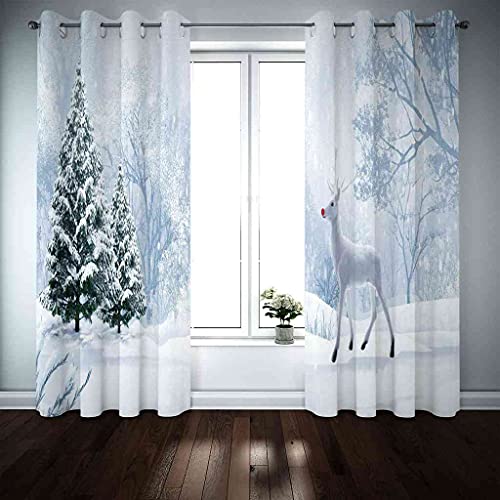 Rideaux de cuisine et chambre polyester isolant thermique contre le froid - 4