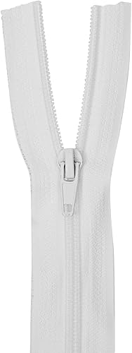 Miniatura 6 de Juvale Kit de costura con cremallera, 5 bobinas de nailon blanco, 50 yardas y 50 deslizadores de metal, cremalleras a granel para suministros de